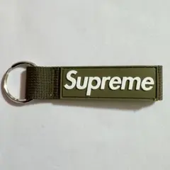 【Supreme】 Webbing Keychain キーホルダー　緑