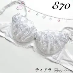 定価3190円《ティアラ》 E70 リリアージュココ ブラジャー WH