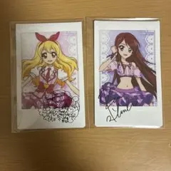 アイカツ キャラナップ コレクション 星宮いちご 紫吹蘭 2枚セット