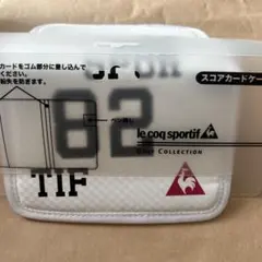 未使用　ルコック　ゴルフ　スコアカードケース 白