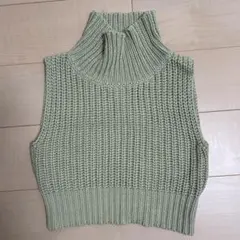 スナイデル　ノースリニット　タートル　ニット　ニットベスト　ココディール