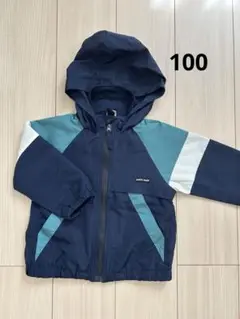プティマイン　撥水加工　ウィンブレ　100 ネイビー