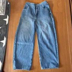 LEPSIMライトブルーデニム ワイドレッグパンツ