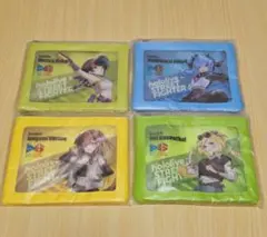 ホロライブのスト６コラボ 第2弾　フラットポーチ　４点セット