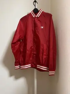 赤 ストライプ ナイロンジャケット I AM WHAT I AM