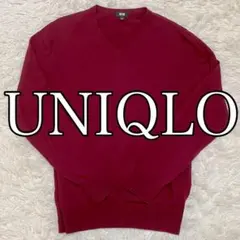 UNIQLO ユニクロ　レディース　エクストラファインメリノＶネックセーター