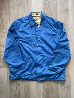 80s L.L.Bean コーチジャケット 水色 XL エルエルビーン ブルー