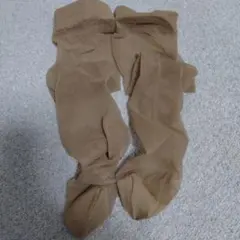 ベージュ ナイロン ショートストッキング　中古