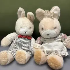 ウサギ ぬいぐるみ 4体セット ウェディングドレスタキシード 大きめ
