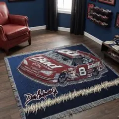 激レア】ナスカーDale Earnhardt レーシングラグマット USA製 - メルカリ