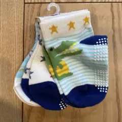 ベビー靴下セット 恐竜と星柄