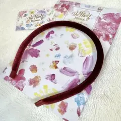 THE HANY bijoux ベロア　カチューシャ　新品未使用