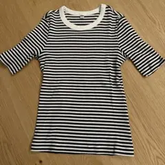 UNIQLO ボーダー柄 半袖Tシャツ Sサイズ