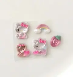 正規品　ボンボンドロップシール　ミニ ハローキティ　サンリオ　ピンク