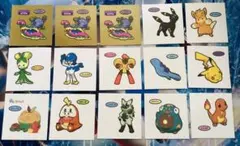 ポケモンパンシールデコキャラシール15枚セット