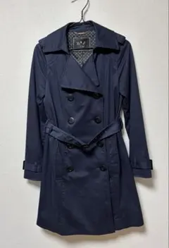 【2/20まで】トゥービーバイアニエスベー トレンチコート　S ネイビー