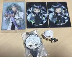 ツイステ　アズール　フロイド　ジェイド　カプセルフィギュア　ラバーマスコット