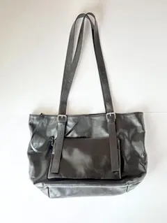 美品 超希少 MM6 マルジェラ レザー　トートバッグ　ユニセックス+オマケ付