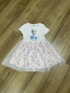 H&M エルサ プリント ワンピース 120cm