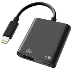 Lightning - USB変換アダプター 2-in-1