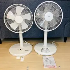 5125 2個セットリモコンリビング扇風機 30cm5枚羽根 おおたけ タイマー