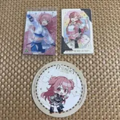 プロセカ　桃井愛莉　コースターとカード