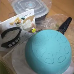 未使用品　アサヒ軽金属　天使のオールパン　ソテーパン 20cm位真空おひつセットのサムネイル