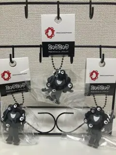 ミャクミャク　PVCキーホルダー　ABC 黒　大阪関西万博