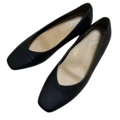 ✨美品✨ing イング ポインテッド フラットパンプス 本革 ブラック