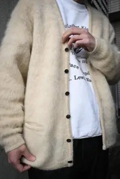 【即完】A.R.P. モヘアカーディガン Ivory