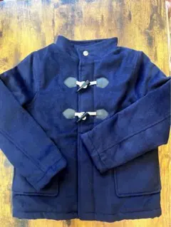 【BRANSHES】ネイビー ダッフルコート140cm