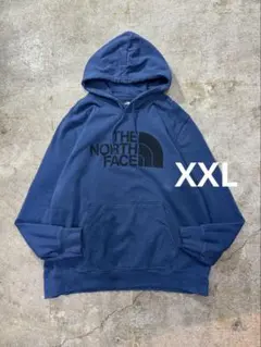 The North Face 大判プリントフーディ パーカー アウトドア　ロゴ