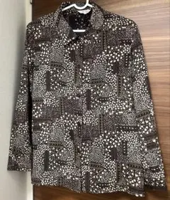 Supplier スネークスキン風 ジップアップジャケット Lサイズ 刺繍ロゴワッシャーナイロンジップアップハイネックジャケット
