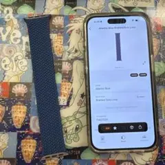 純正品大美品 apple watch ブレイデッドソロループ　サイズ8