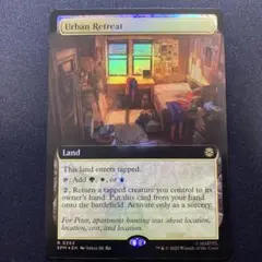 都市の避難先　英語版拡張アートfoil