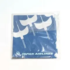【新品未使用】 JAL　ノベルティ　コットン ハンカチ　レアのサムネイル
