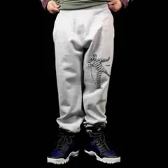 新品 DOLK 囚人 砲丸投げ バンクシー風グラフィティ スウェットパンツ