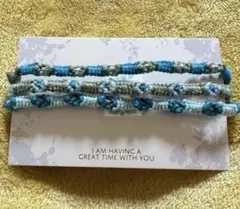 ミサンガハンドメイド　お花　3本で300円