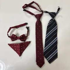 COMME ネクタイ・蝶ネクタイ・ポケットチーフ 3点セット