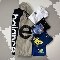 New Balance ブレーカー、Tシャツ、ハーフパンツのセット