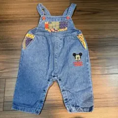 バースデイ　ディズニー　オーバーオール　サロペット　ロンパース　80cm