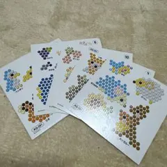 アクアビーズ(動物) 5枚セット