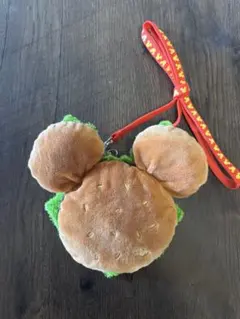 ディズニー ハンバーガー型パスケース ミッキー 定期入れ
