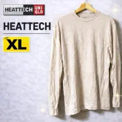 UNIQLO ヒートテックコットンクルーネックT 長袖 XL 白