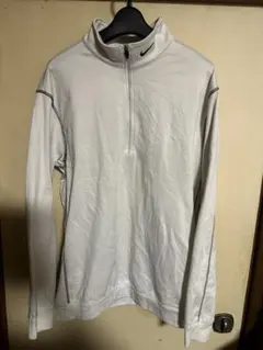 NIKE golf ナイキ　ゴルフ　ドライフィット素材 カットソー　白　サイズM