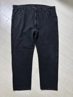 RUSTLER ブラックデニム　ストレート　44/30