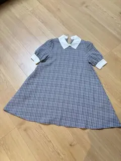 チェック柄ワンピース/ミニワンピ