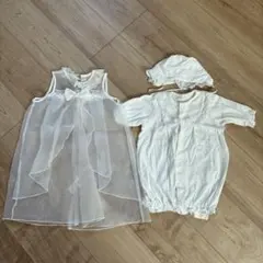 新生児　セレモニードレス 2way 退院着
