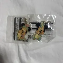 ディズニーミッキー・ミニー チャーム2個セット