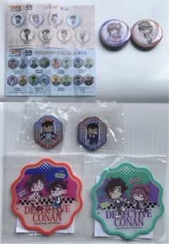 名探偵コナン×くら寿司 ラバーコースター 6点まとめ売り